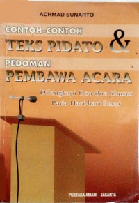 Image of Contoh-Contoh Teks Pidato & Pedoman Pembawa Acara