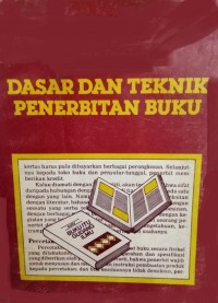 Image of Dasar dan Teknik Penerbitan Buku