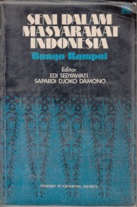 Image of Seni dalam Masyarakat Indonesia Bunga Rampai