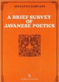 Image of A BRIEF SURVEY OF JAVANESE POETICS