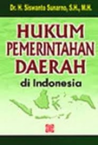 Image of HUKUM PEMERINTAH DAERAH di Indonesia